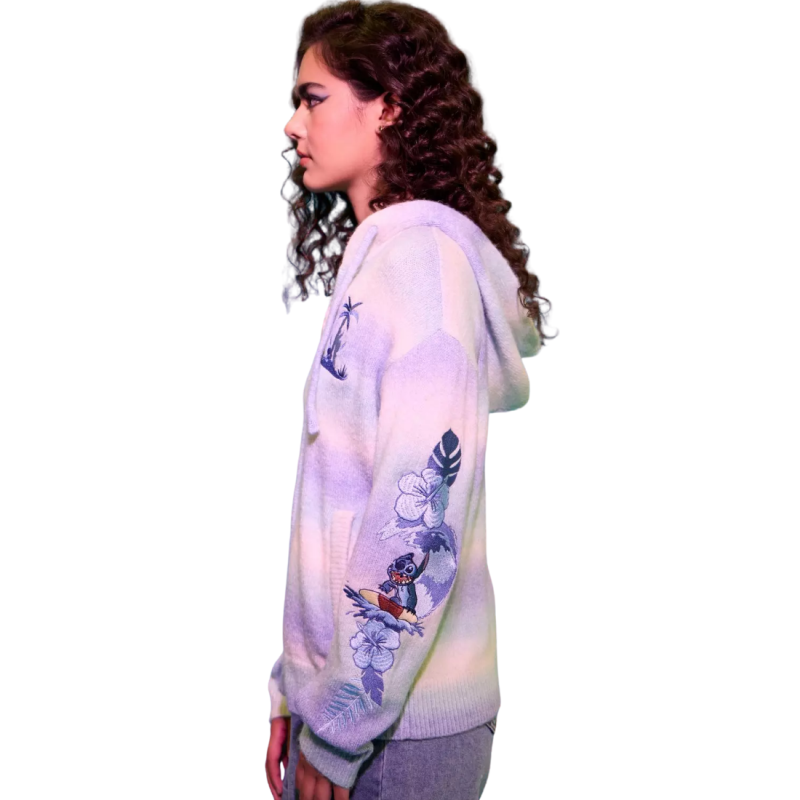 Gilet à capuche Lilo & Stitch Surfing Disney