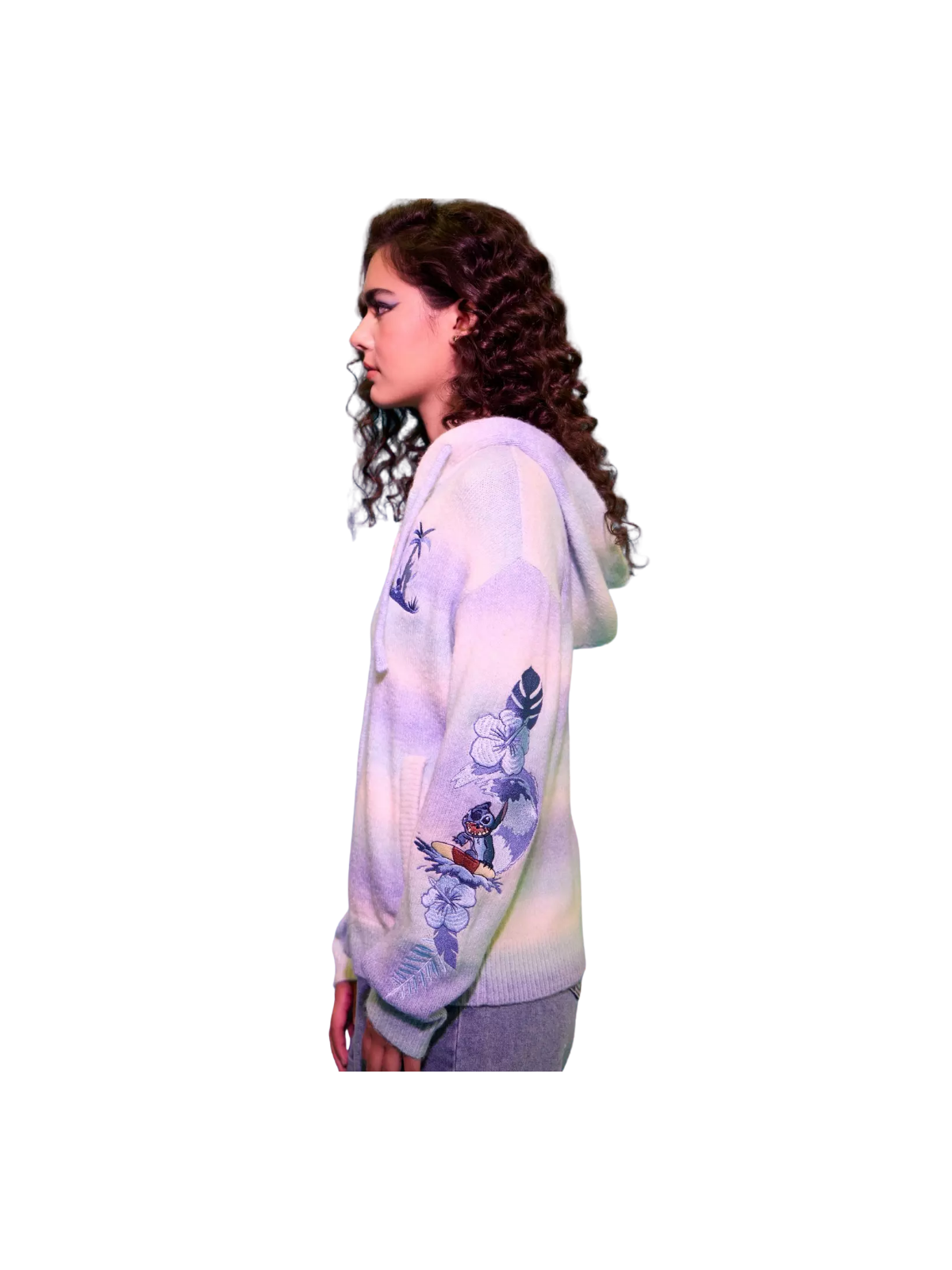 Gilet à capuche Lilo & Stitch Surfing Disney