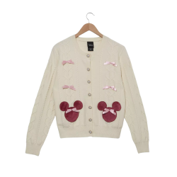 Cardigan en maille torsadée Minnie Disney