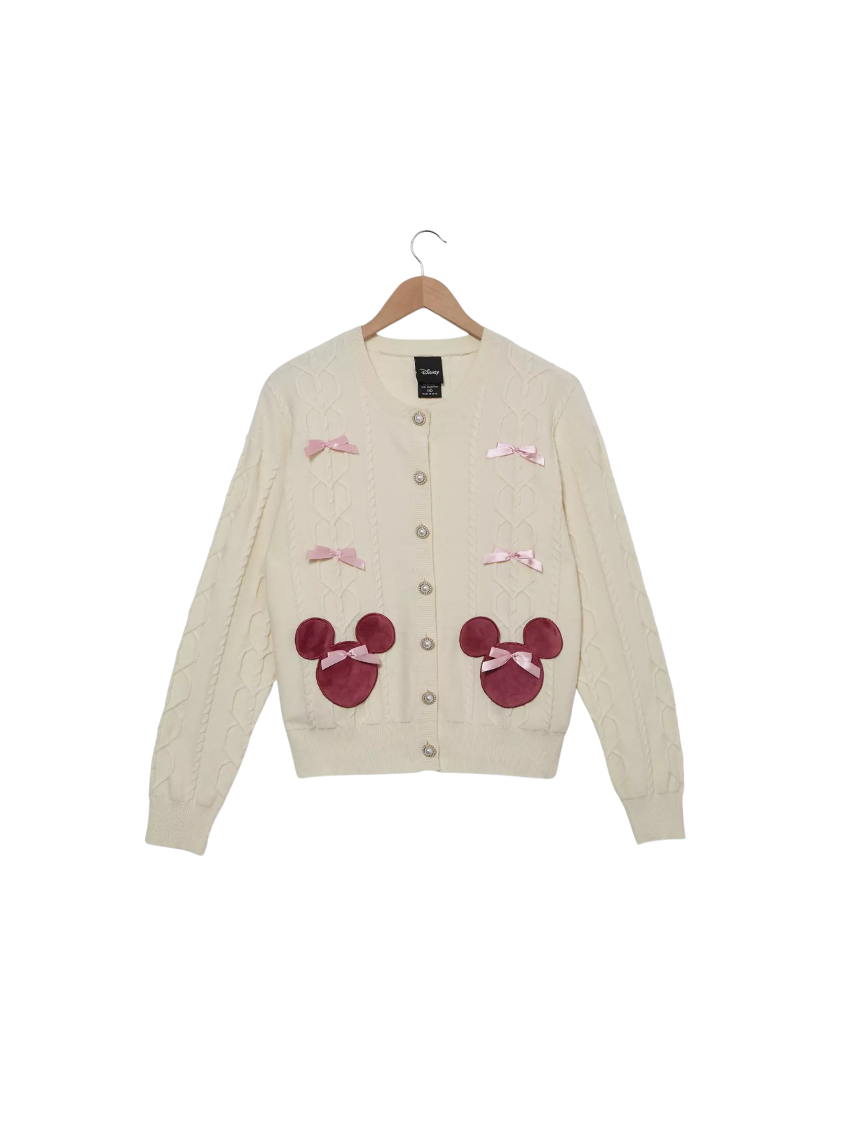 Cardigan en maille torsadée Minnie Disney