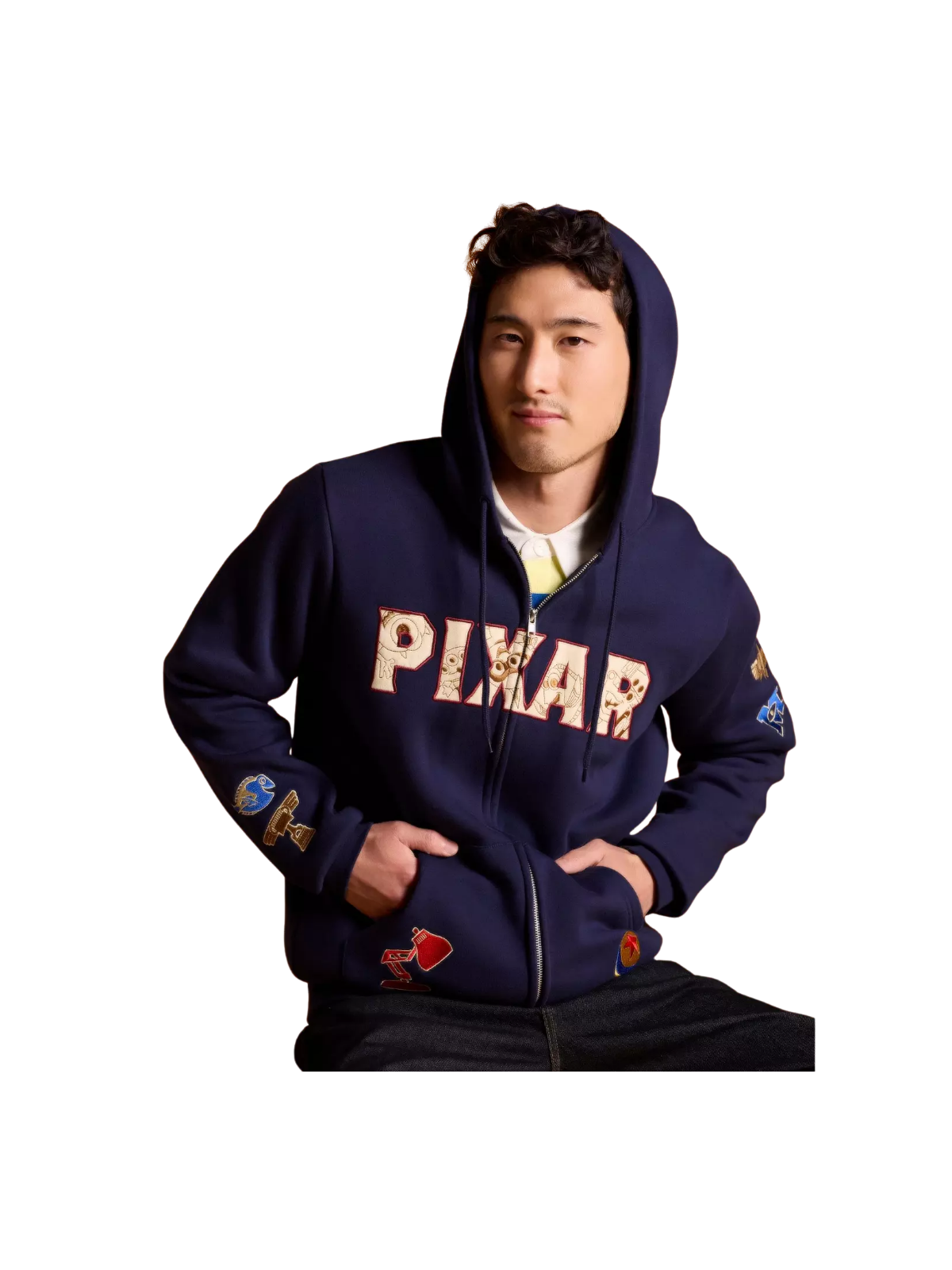 Sweat à capuche Pixar Logo Icons Dsiney