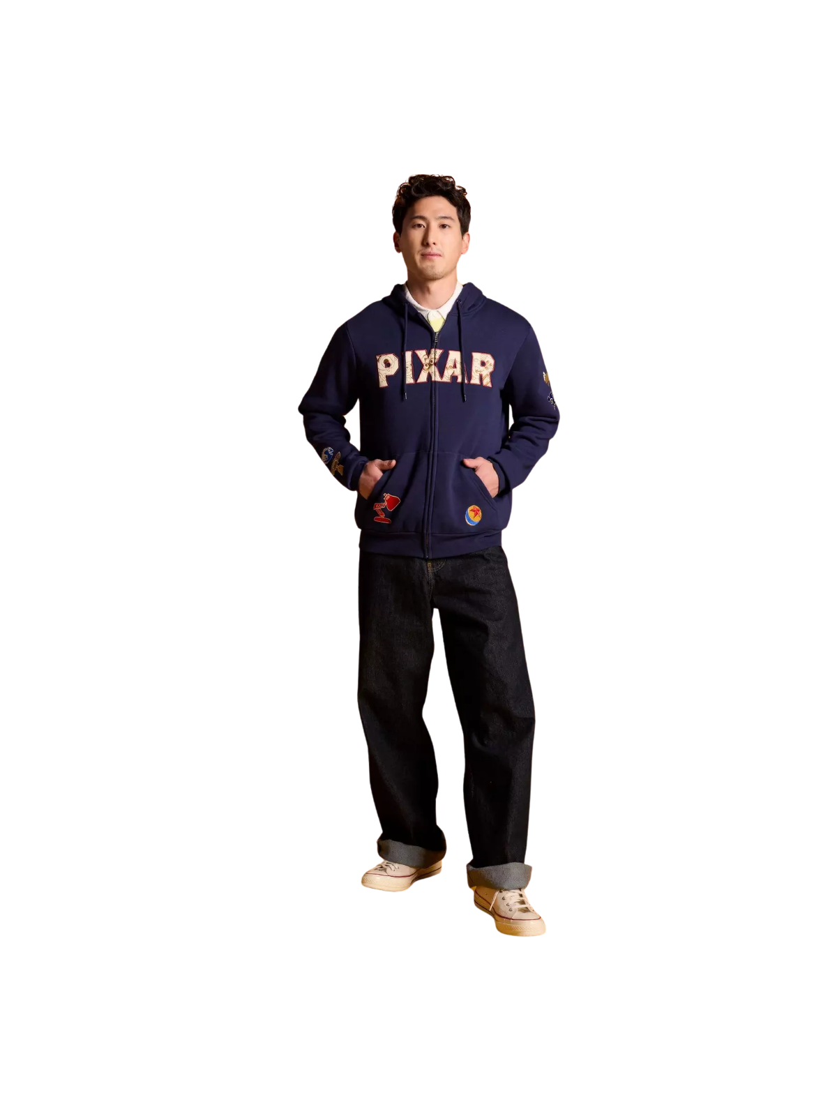 Sweat à capuche Pixar Logo Icons Dsiney