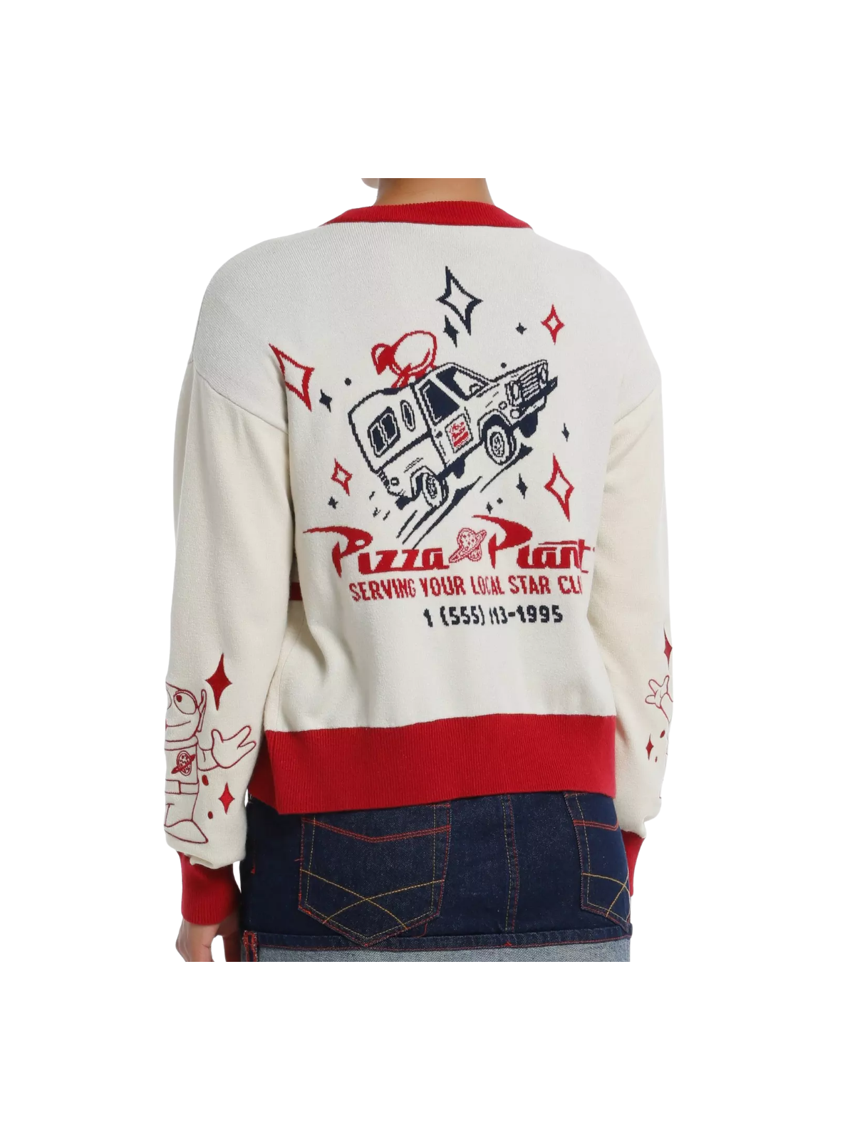 Cardigan Alien Pizza Planet Toy Story