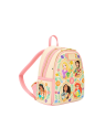 Sac à dos Princesses floral portrait LOUNGEFLY