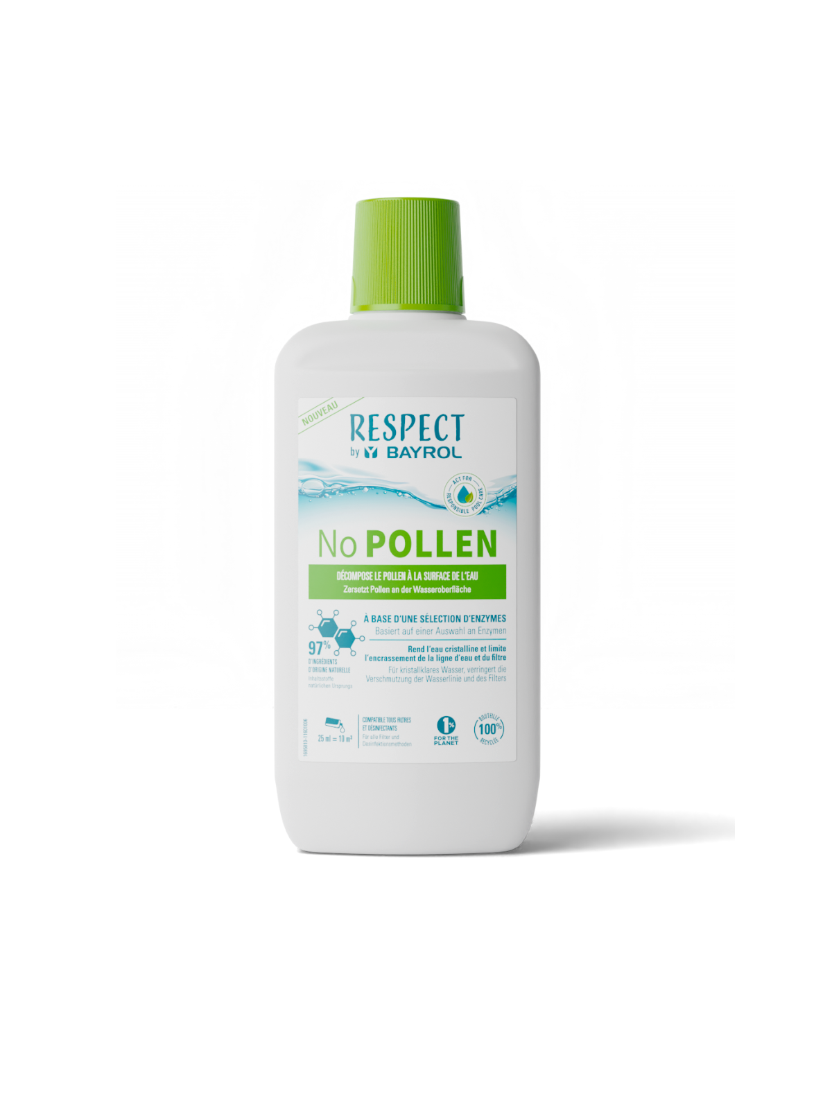 No Pollen - Solution pour une Eau Cristalline en Saison de Pollen