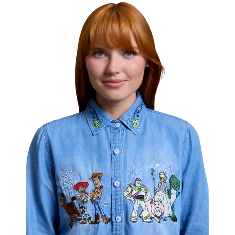 Chemise en jean boutonnée Toy Story Pixar