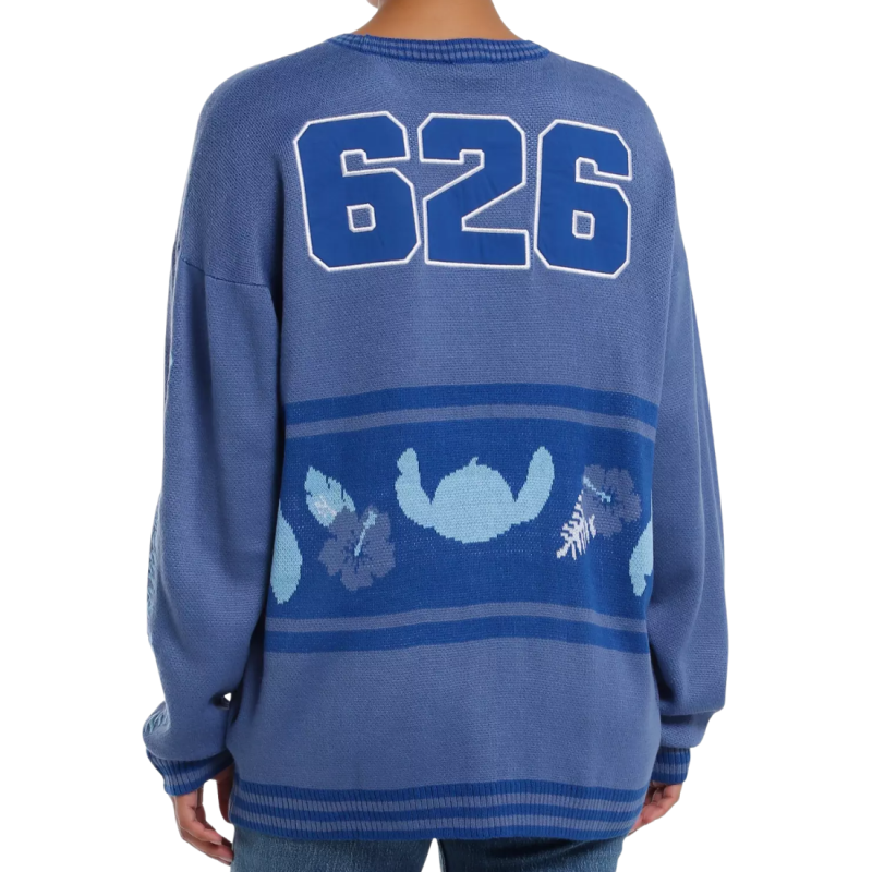 Cardigan Stitch Tropical Flowers Disney