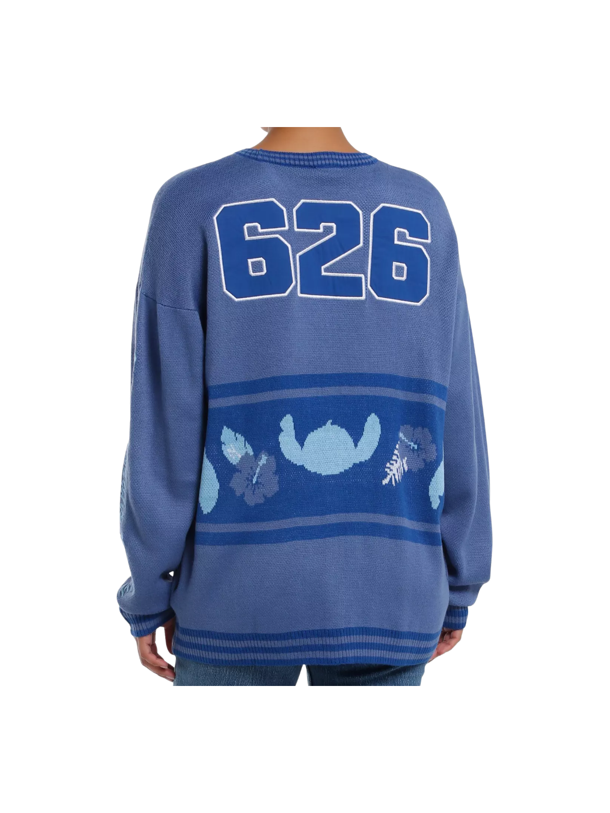 Cardigan Stitch Tropical Flowers Disney