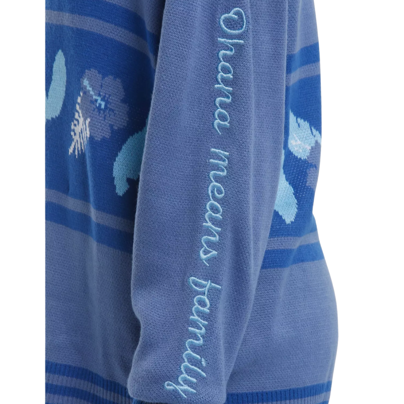 Cardigan Stitch Tropical Flowers Disney