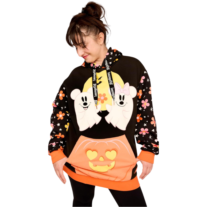 Sweat Mickey et Minnie Ghost Halloween LOUNGEFLY