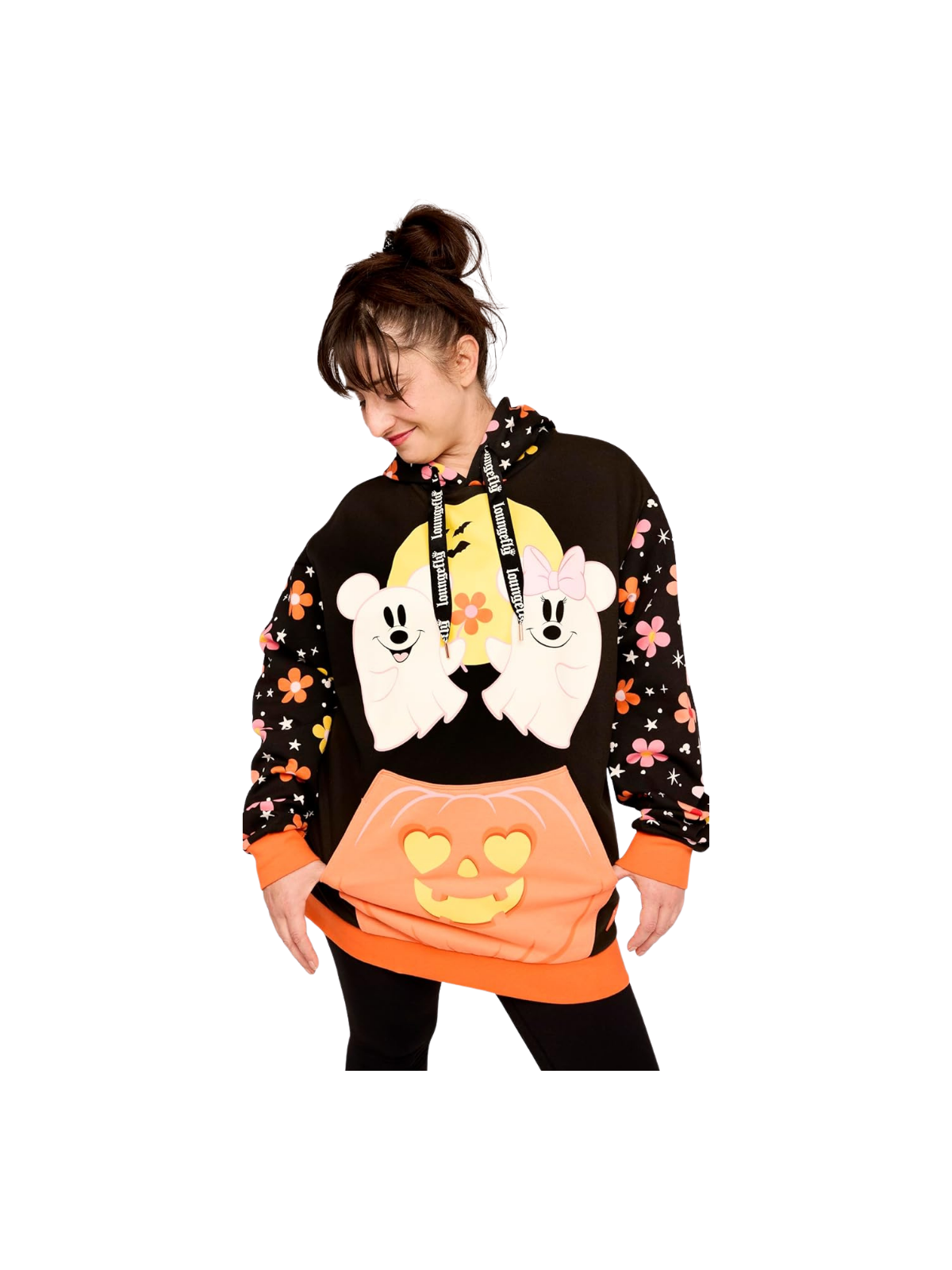 Sweat Mickey et Minnie Ghost Halloween LOUNGEFLY