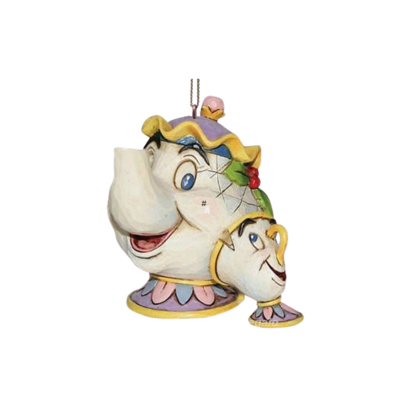 Figurine ornement Madame samovar & zip disney traditions A21431