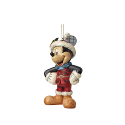 Figurine ornement pailleté Mickey Mouse disney traditions A28239