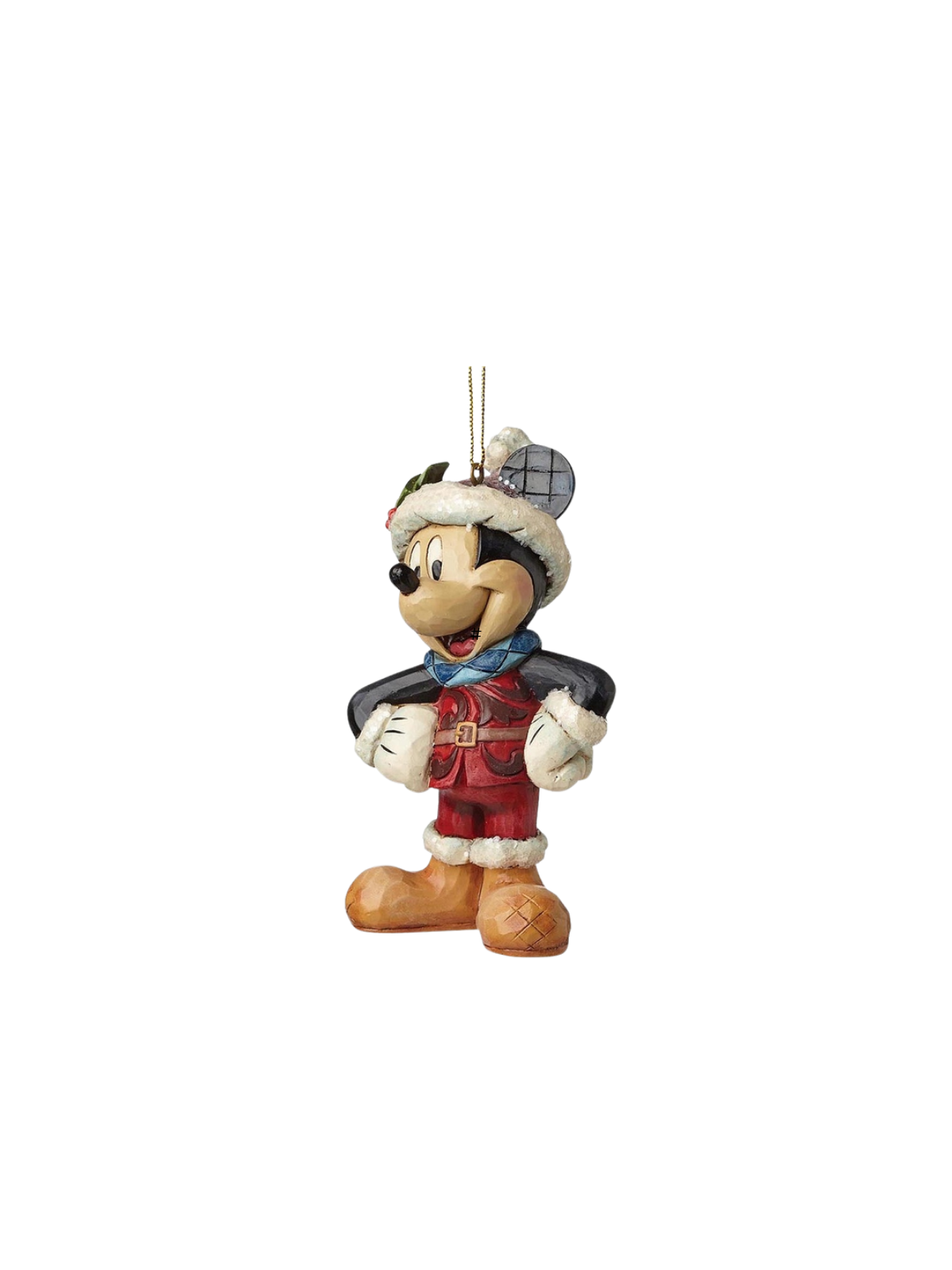 Figurine ornement pailleté Mickey Mouse disney traditions A28239