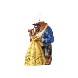 Figurine ornement La belle & la bête disney traditions A28960