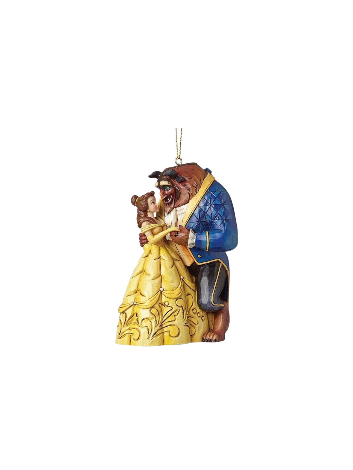 Figurine ornement La belle & la bête disney traditions A28960