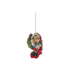Figurine ornement Minnie de noël Disney traditions A30356