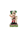 Figurine Mickey père noël avec liste Disney traditions 6016890