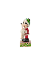 Figurine Mickey père noël avec liste Disney traditions 6016890