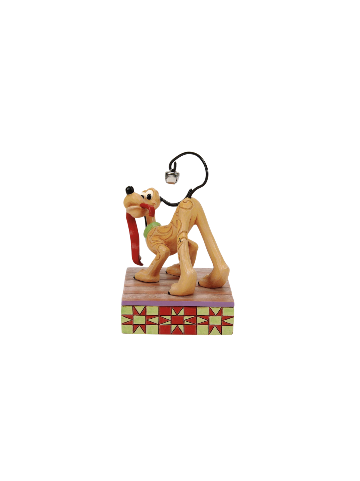 Figurine Pluto clochette de noël sur la queue Disney traditions 6016885