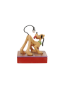 Figurine Pluto clochette de noël sur la queue Disney traditions 6016885
