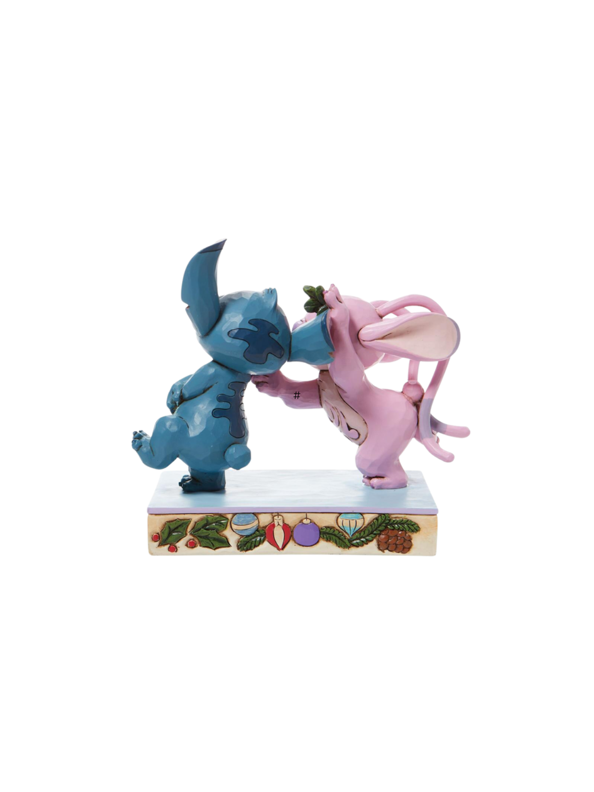 Figurine Angel & Stitch sous le gui Disney traditions 6008980