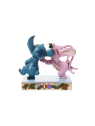 Figurine Angel & Stitch sous le gui Disney traditions 6008980