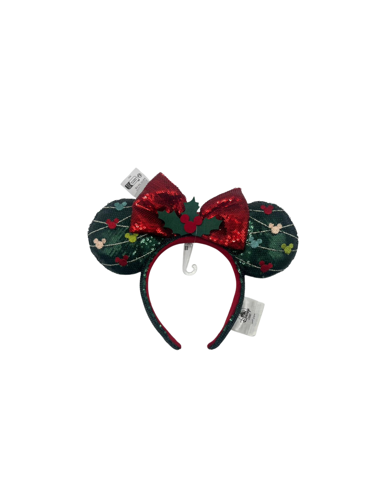 Ears sequins noël Minnie Mouse Disney