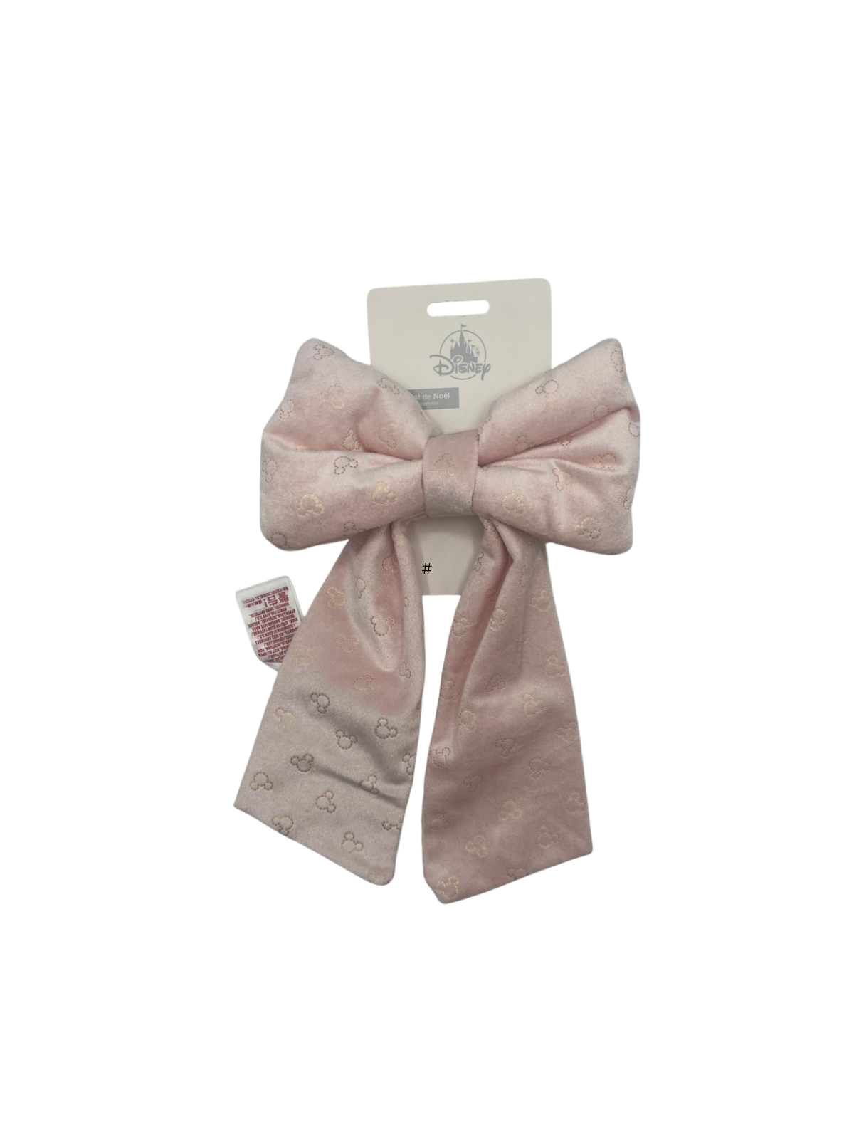 Ornement noeud rose XXL Disney