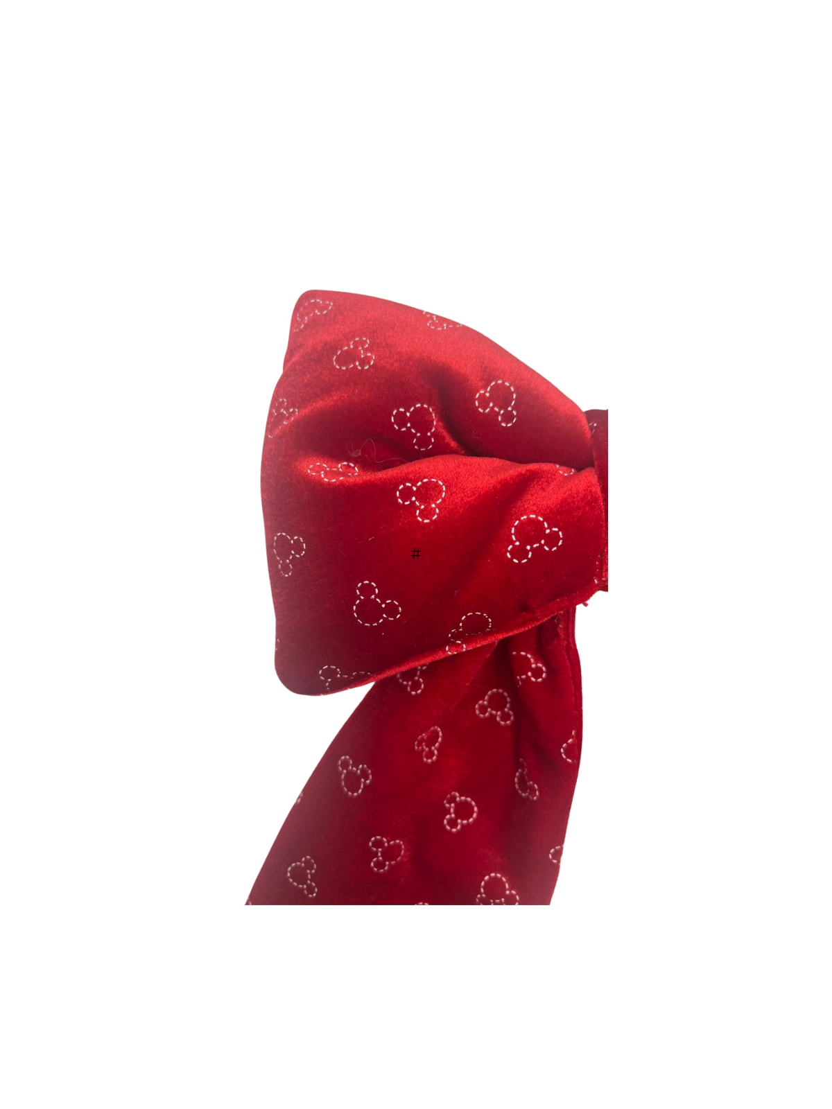Ornement noeud rouge XXL Disney