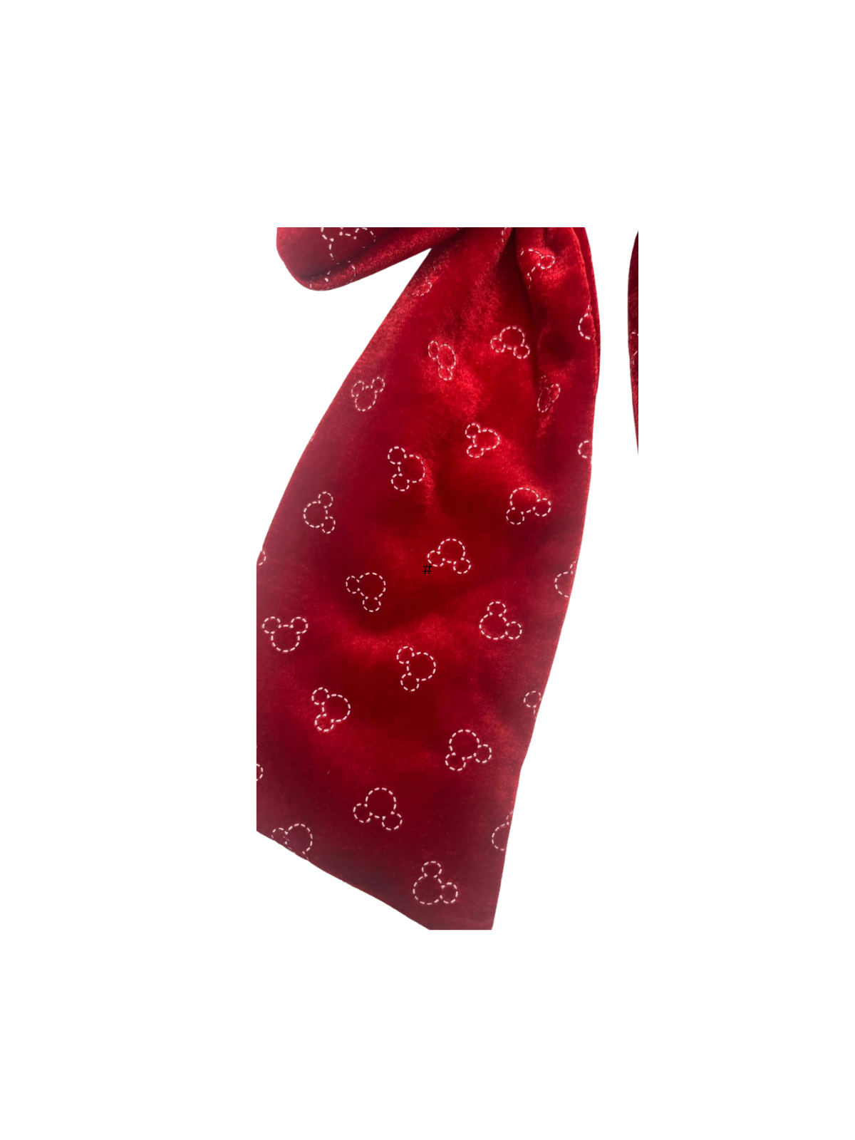 Ornement noeud rouge XXL Disney