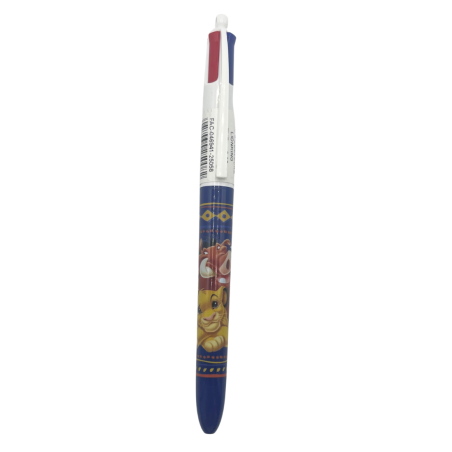 Stylo Bic 4 couleur Le Roi Lion Disneyland Paris