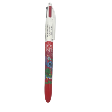Stylo BIC 4 couleurs Joyeux Noël Disney