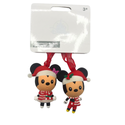 Ornement Mickey et Minnie Noël Disneyland Paris