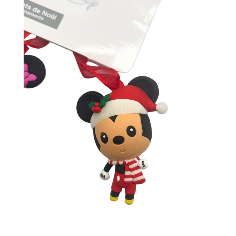 Ornement Mickey et Minnie Noël Disneyland Paris