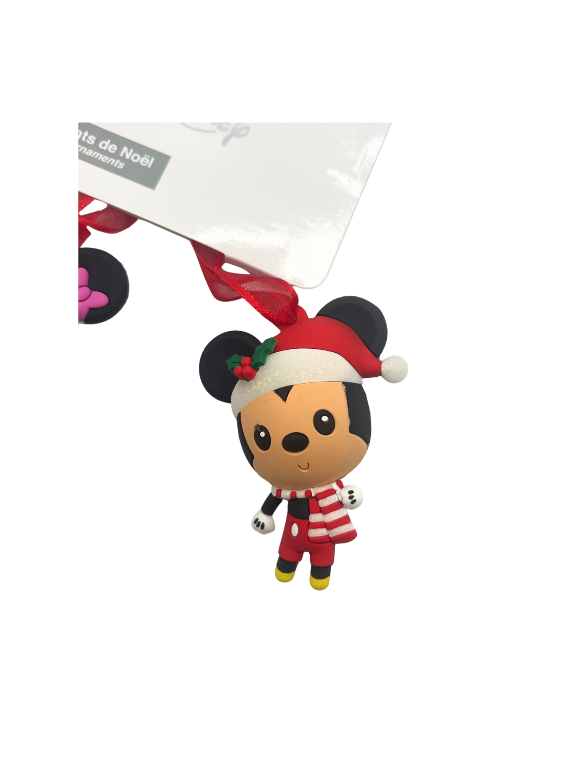Ornement Mickey et Minnie Noël Disneyland Paris