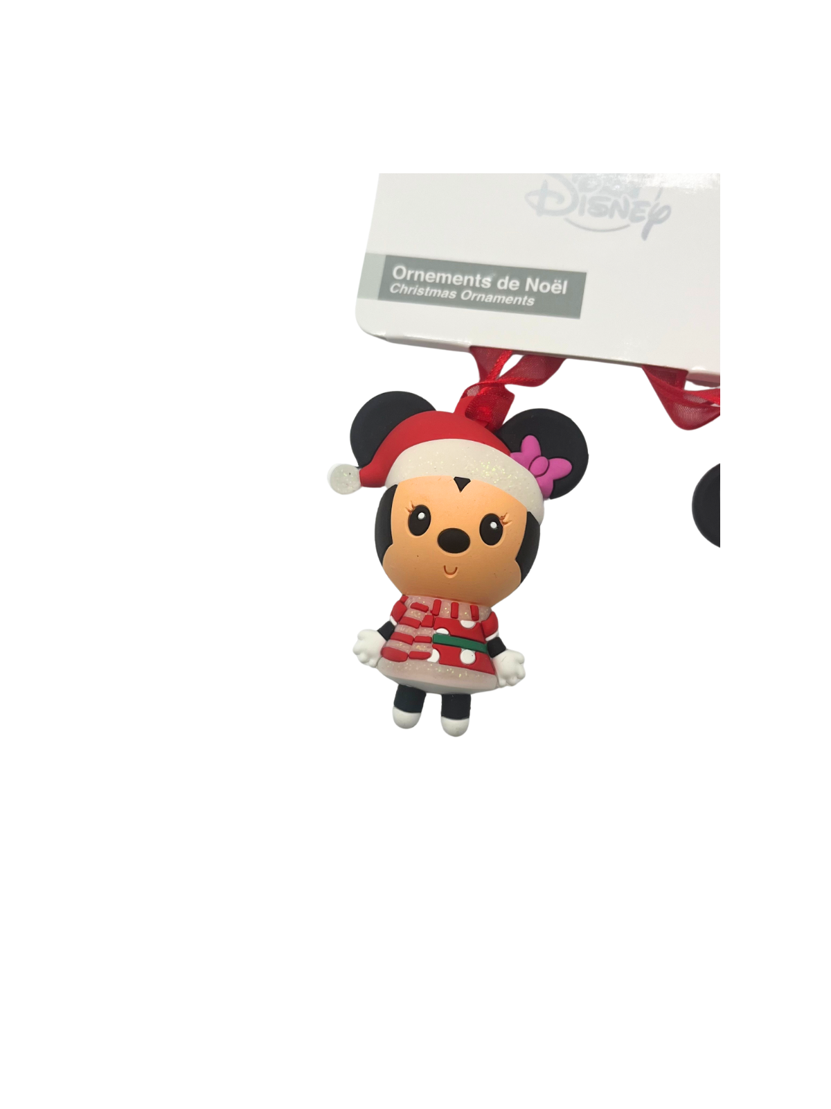 Ornement Mickey et Minnie Noël Disneyland Paris