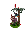 Ornement Sticth et Angel Palmier Disneyland Paris