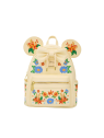 Sac à dos orange floral ears Minnie Mouse Import LOUNGEFLY