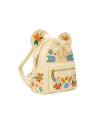 Sac à dos orange floral ears Minnie Mouse Import LOUNGEFLY