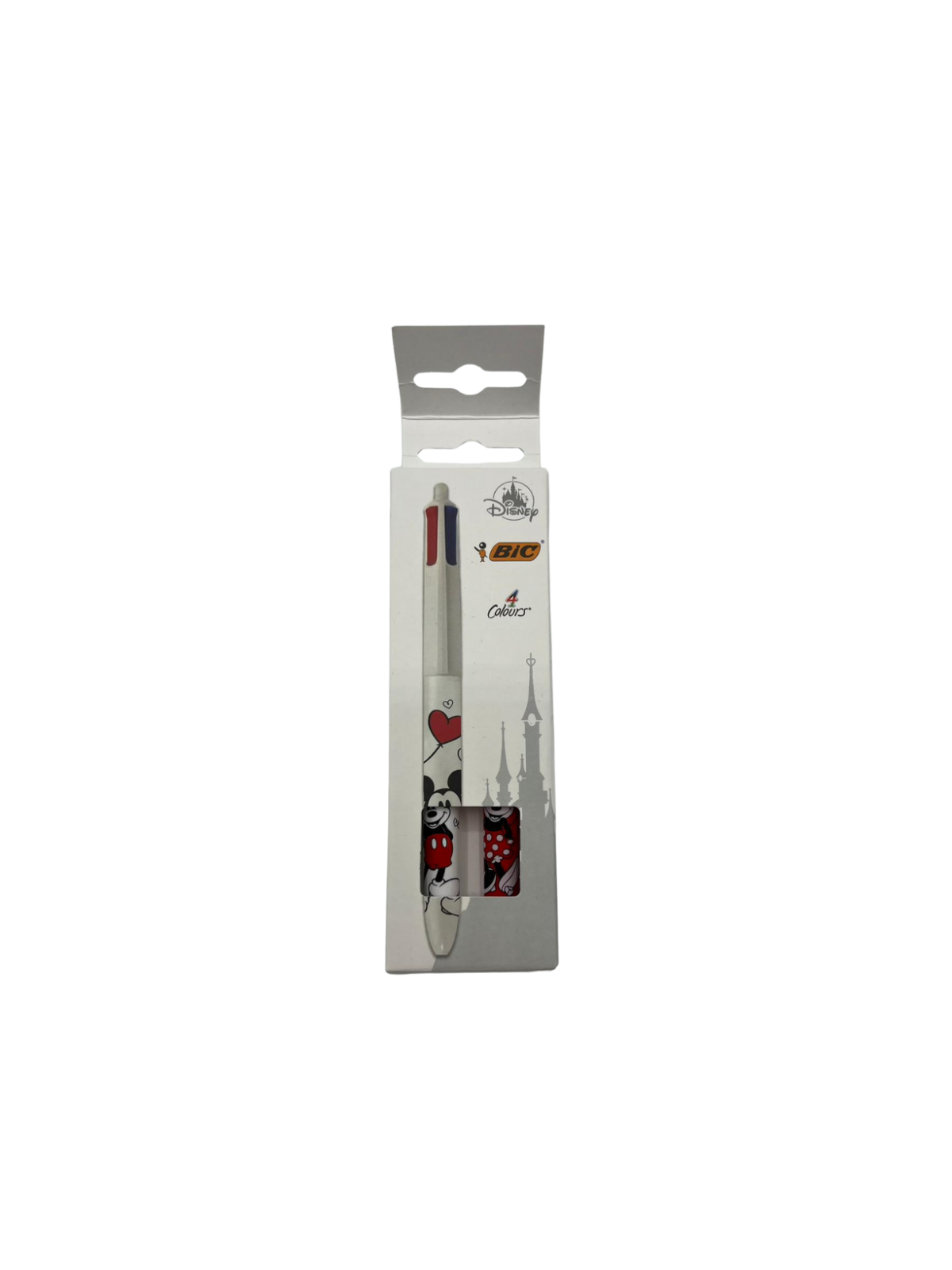 Lot de stylo 4 couleurs Mickey & Minnie Disney