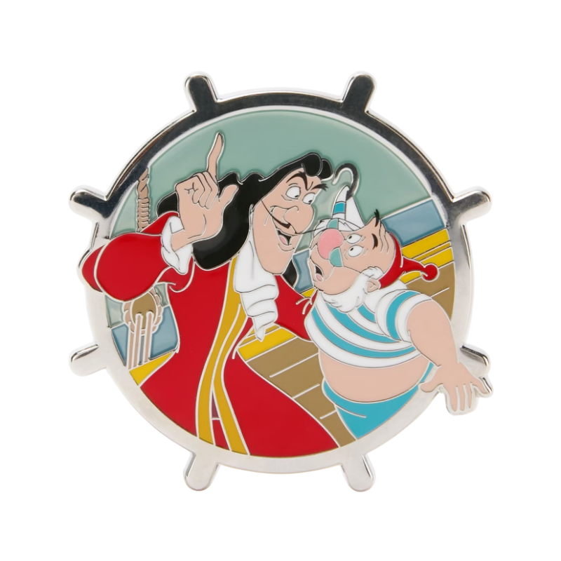Pin's Capitaine Crochet et M. Mouche Disney