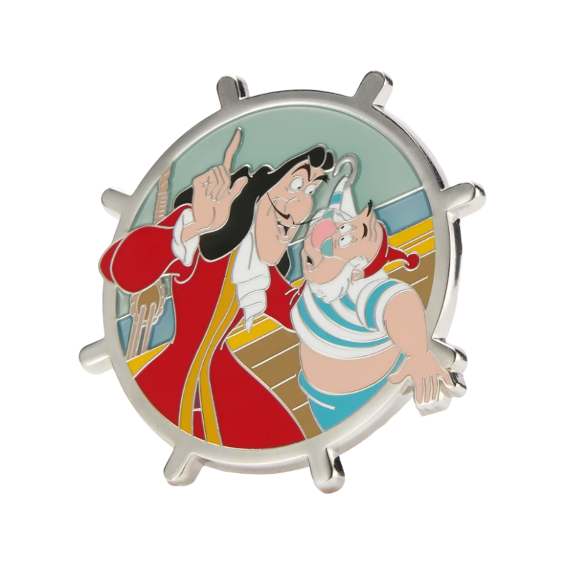 Pin's Capitaine Crochet et M. Mouche Disney