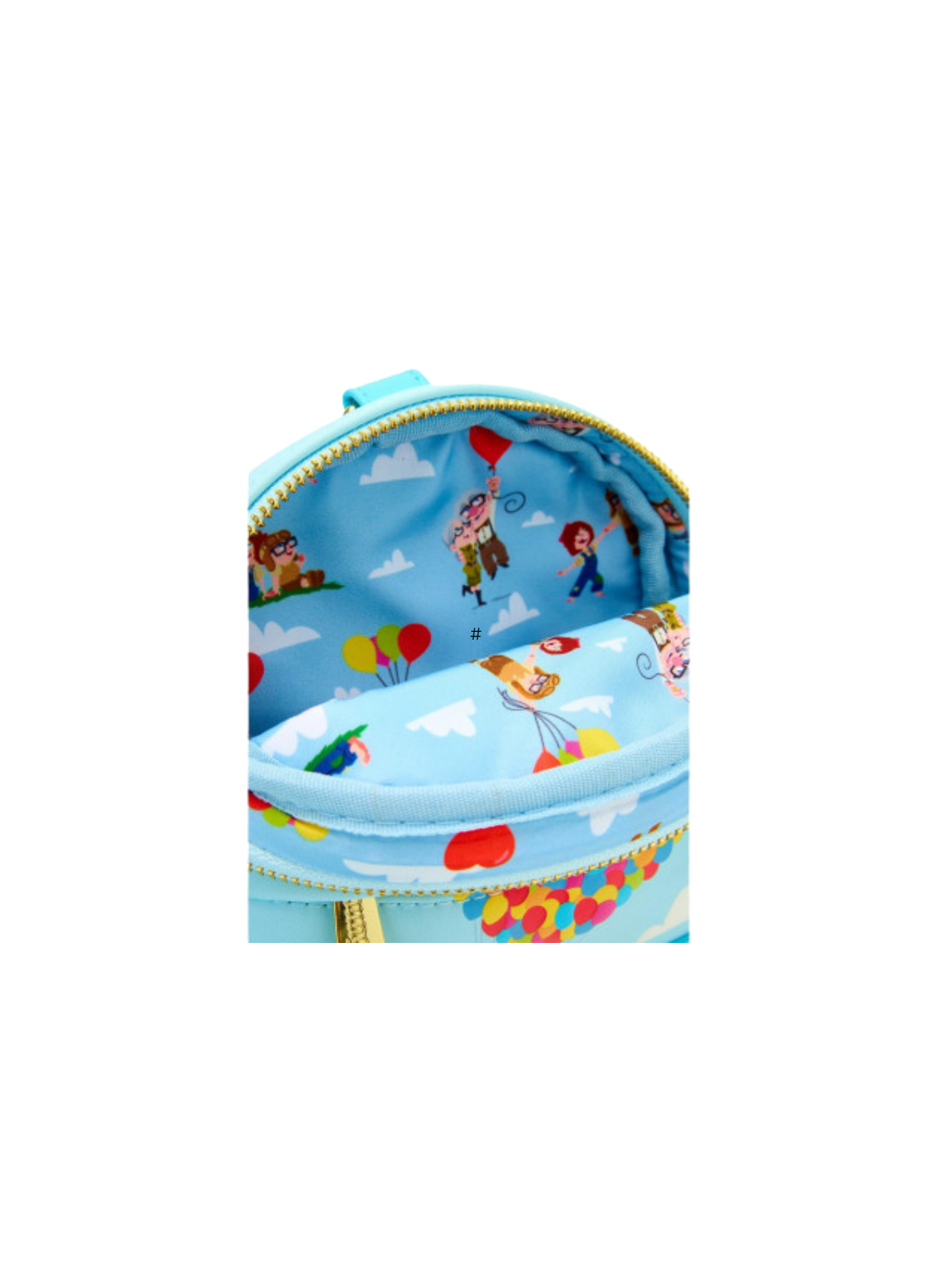 Sac à bandoulière heart ballon house Là-haut LOUNGEFLY