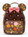 Sac à dos Minnie Mouse Velvet Floral Interchangeable Ears Disney