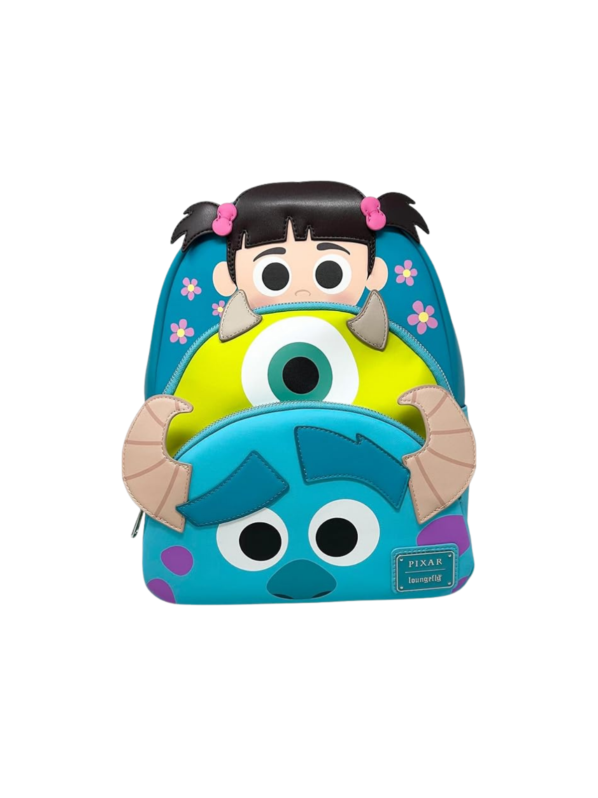 Sac à dos triple pocket Boo, Bob & Sully Monstres & cie LOUNGEFLY
