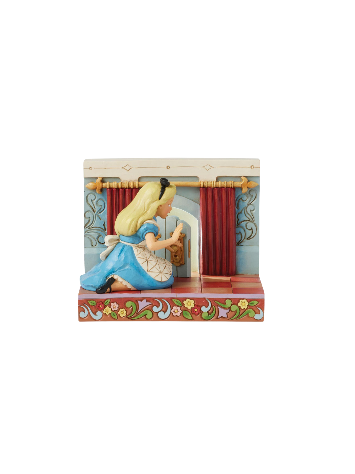 Figurine Alice au pays des merveilles porte LED Disney traditions 6016902
