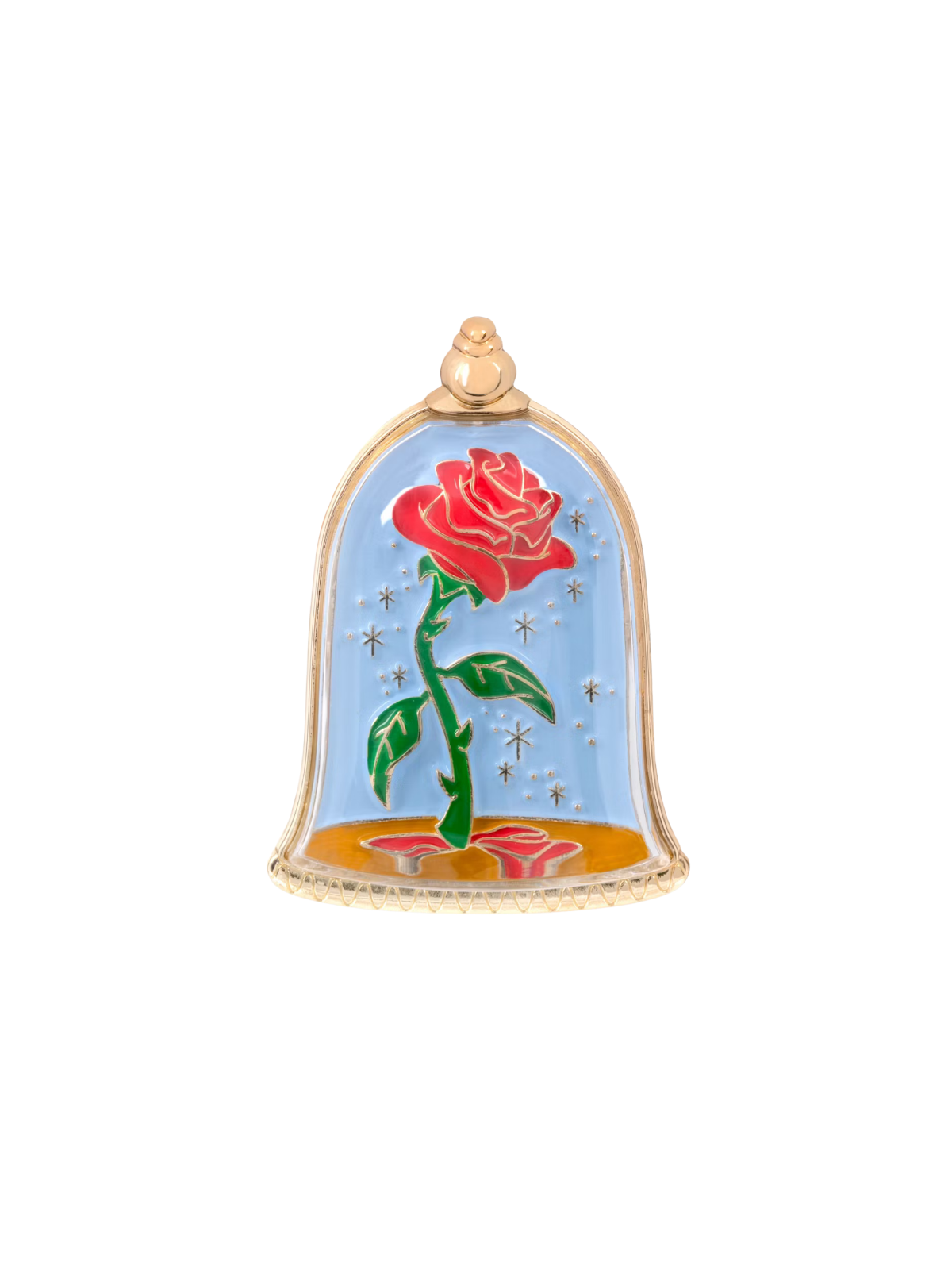 Pin's rose enchantée La belle & la bête disney