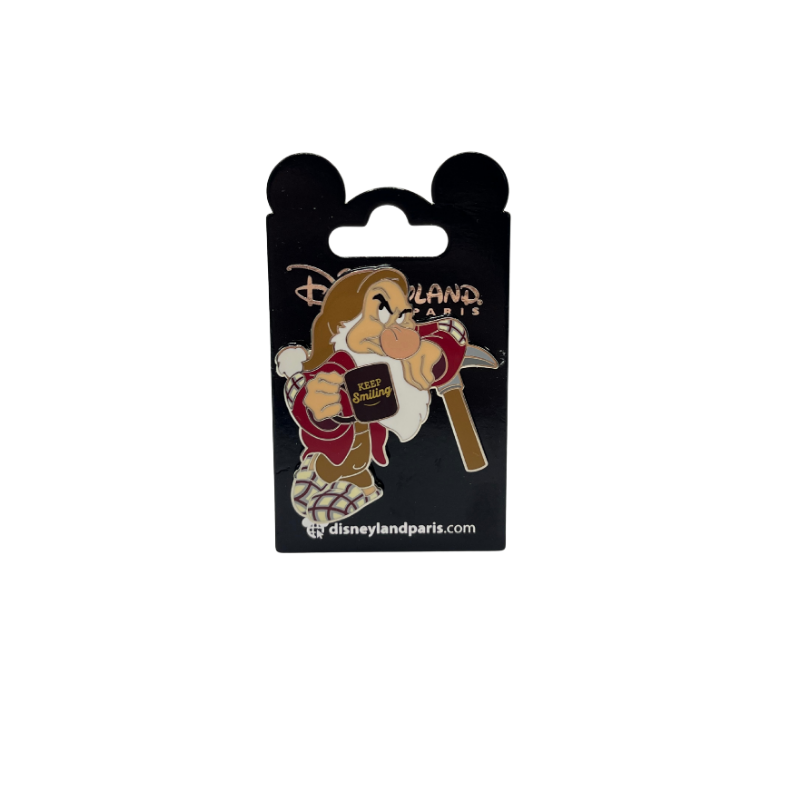 Pin's Réveil Grincheux Blanche Neige Disney