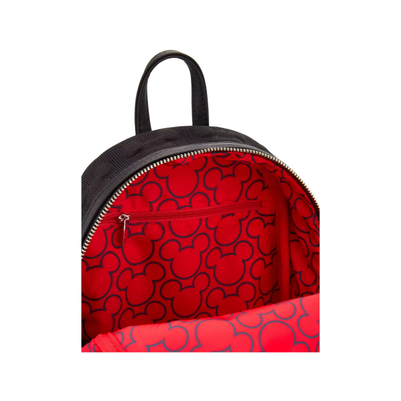Sac à dos silhouette mesh textured Mickey Mouse LOUNGEFLY